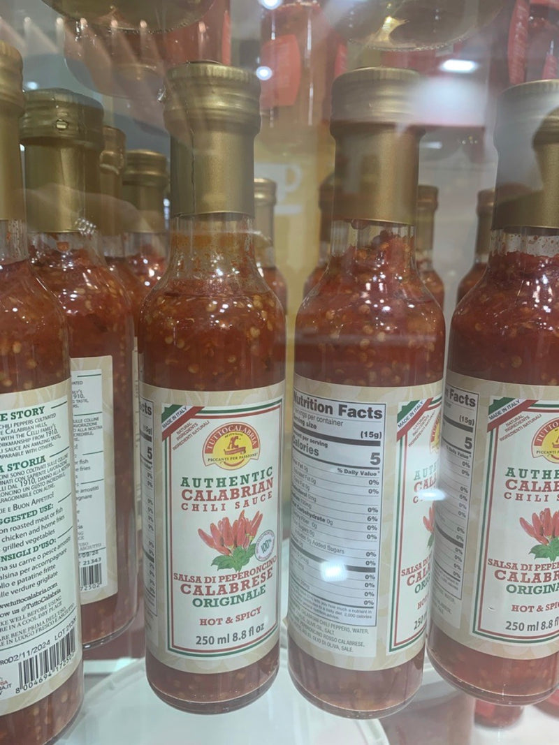 Tuttocalabria chili sauce, May 2022