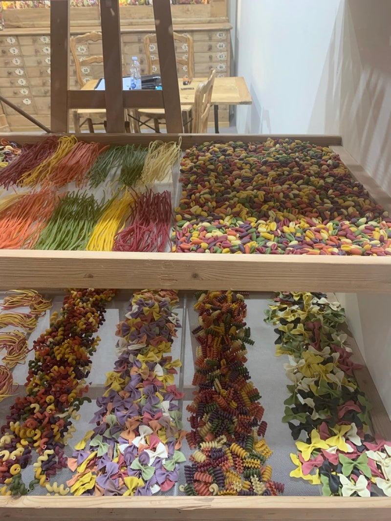 Colored pasta, May 2022