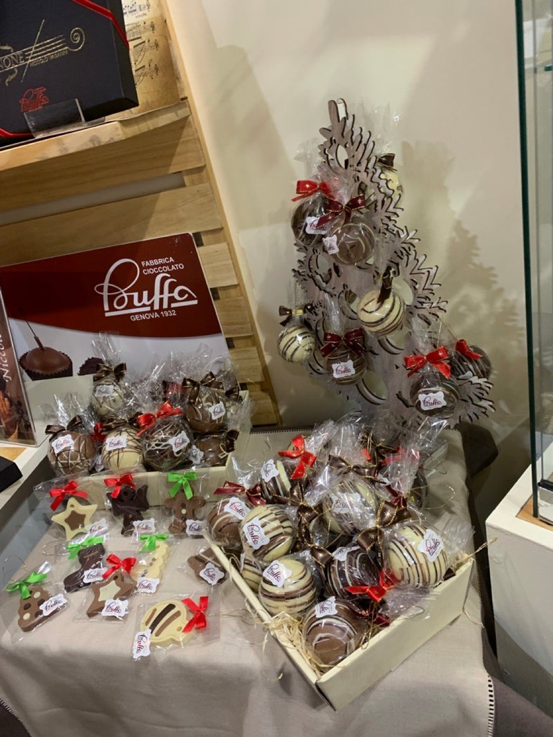 A chocolate Christmas tree, May 2022