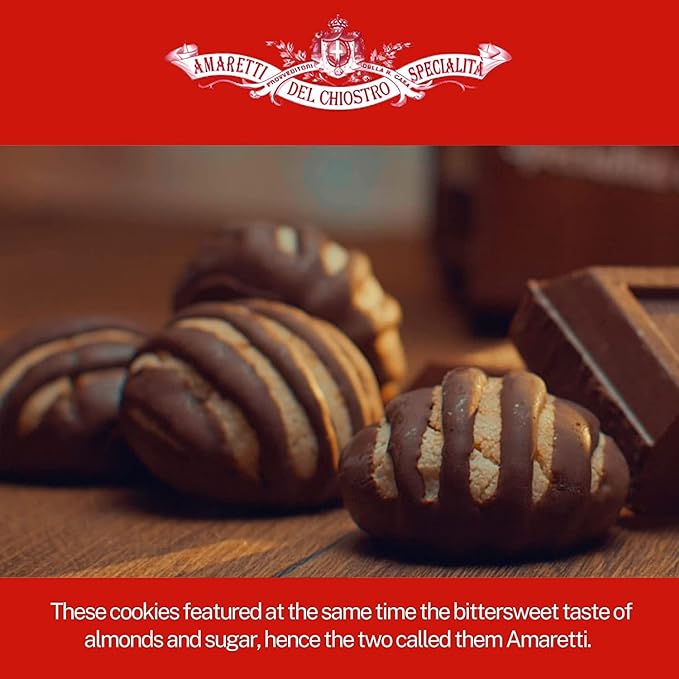Soft Chocolate Amaretti, Gluten Free, Chiostro Del Saronno, 6 oz