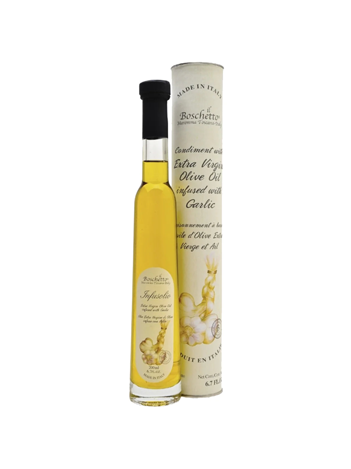 Il Boschetto Garlic Infused Extra Virgin Olive Oil 6.76 oz
