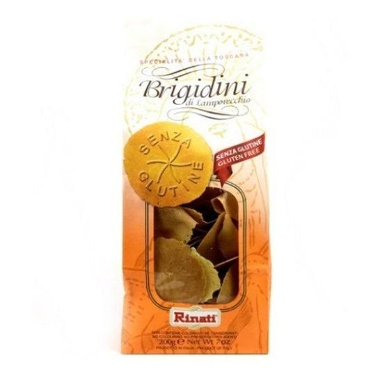 Chocolate Brigidini, Thin Wafer Cookies, Gluten-Free, Rinati, 7 oz