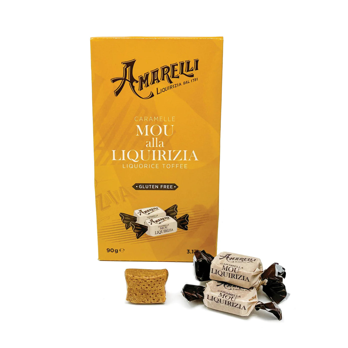 Licorice Toffees, Amarelli, 3 oz