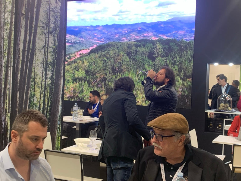 With Giuliano Tartufi, May 2022