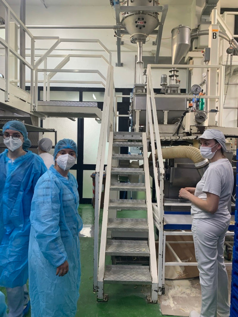 Touring the Morelli pasta works, May 2022