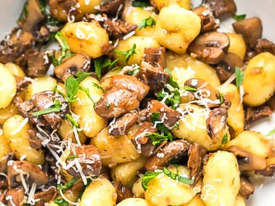 Potato Gnocchi with Mushrooms, Cucina Viva, 17.7 Oz