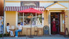 Cucina Verona Mercato storefront, then our Italy visits: Morelli pasta, Parma cheese and prosciutto, Mazzelli balsamic, Cibus