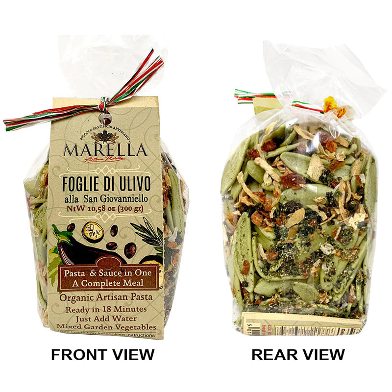 Foglie d'Ulivo alla San Giovaniello - Pasta & Sauce In One: Organic, by Marella, 10.58 oz