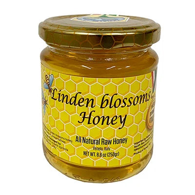 Linden Blossom Raw Honey, Piccolo Renato, 8.8 oz