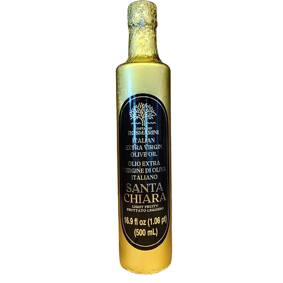 100% Ligurian Extra Virgin Olive Oil,  Costa dei Rosmarina, Santa Chiara, 16.9 oz