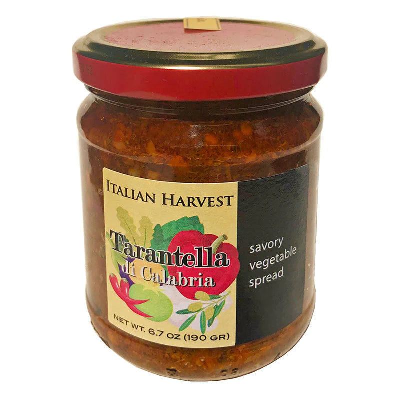 Tarantella Calabrian Savory Vegetable Spread by Azienda Agricola Scalzo, 6.7 oz