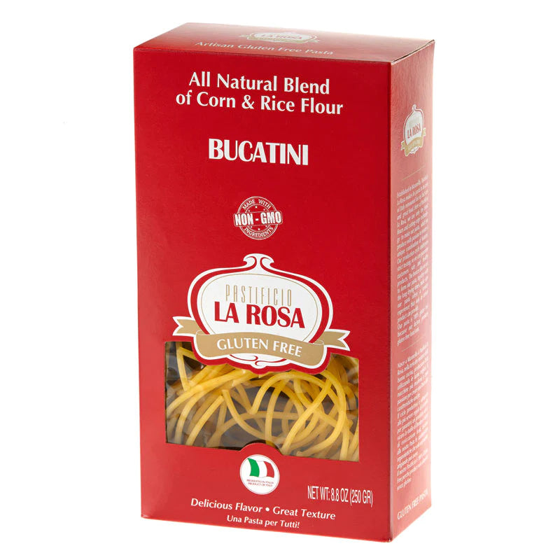 Bucatini, Gluten Free, La Rosa, 8.8 oz